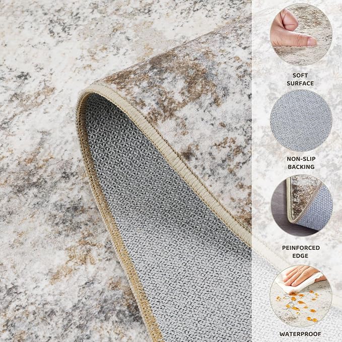UERMEI 3x5 Area Rug Living Room Rugs - Image 8
