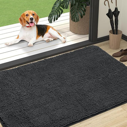 OLANLY Dog Door Mat for Muddy Paws 47x32, Absorbs Moisture and Dirt, Absorbent by OLANLY