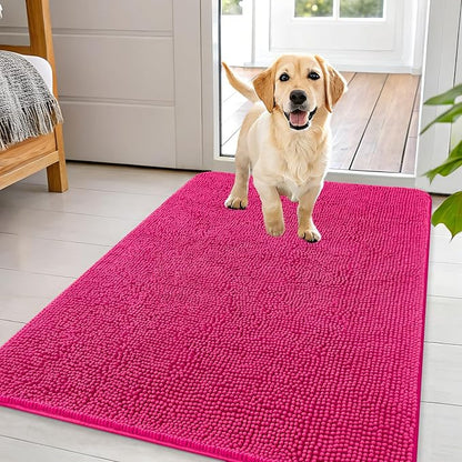 OLANLY Dog Door Mat for Muddy Paws 44x32, Absorbs Moisture and Dirt, Absorbent by OLANLY
