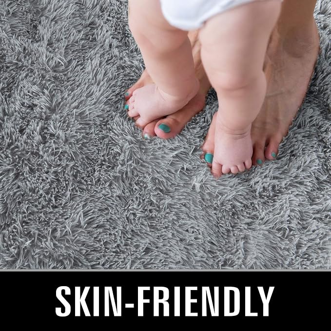 TWINNIS Super Soft Shaggy Rugs Fluffy Carpets 9x12 Feet, Indoor Modern Plush - Image 3