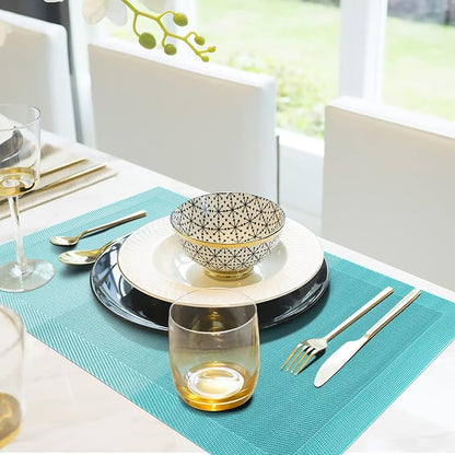 Aofmee Placemats, Placemats Set of 6, Heat Resistant Place Mats, Washable PVC - Image 7