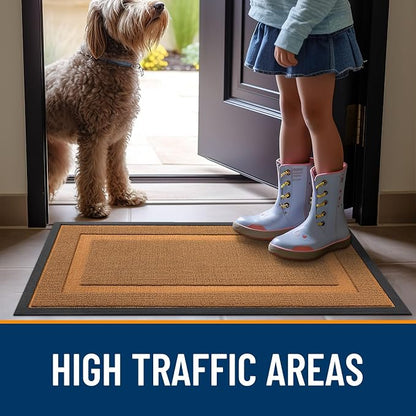 OLANLY Front Door Mat Indoor Outdoor Entrance, Waterproof All-Season, - Image 6
