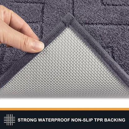 PURRUGS Dirt Trapping Door Mat 24" x 84", Non-Slip Machine Washable Entry Rug - Image 4