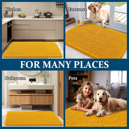 OLANLY Dog Door Mat for Muddy Paws 47x32, Absorbs Moisture and Dirt, Absorbent - Image 8