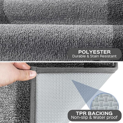 Washable Area Rug 36" x 36", Non Slip Kitchen Rug - Image 3