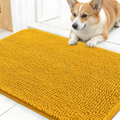 OLANLY Dog Door Mat for Muddy Paws 24x16, Absorbs Moisture and Dirt, Absorbent by OLANLY