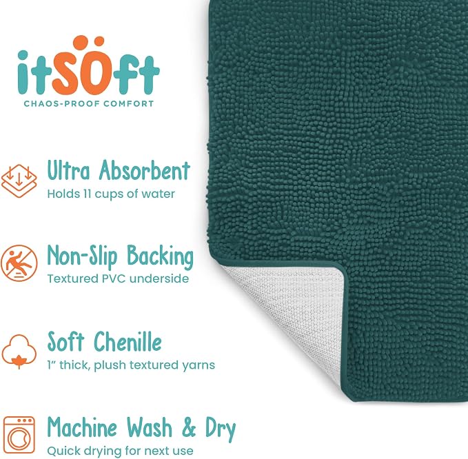 Dog Rugs for Muddy Paws 34x21 | Cleaner Mud Free Floors | Muddy Dogs Mats for - Image 7