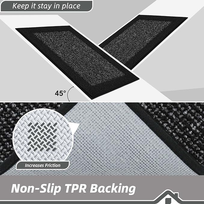 BEQHAUSE Indoor Door Mat 32" x 48", Dirt Trapper Door Mats Non-Slip Entryway - Image 4