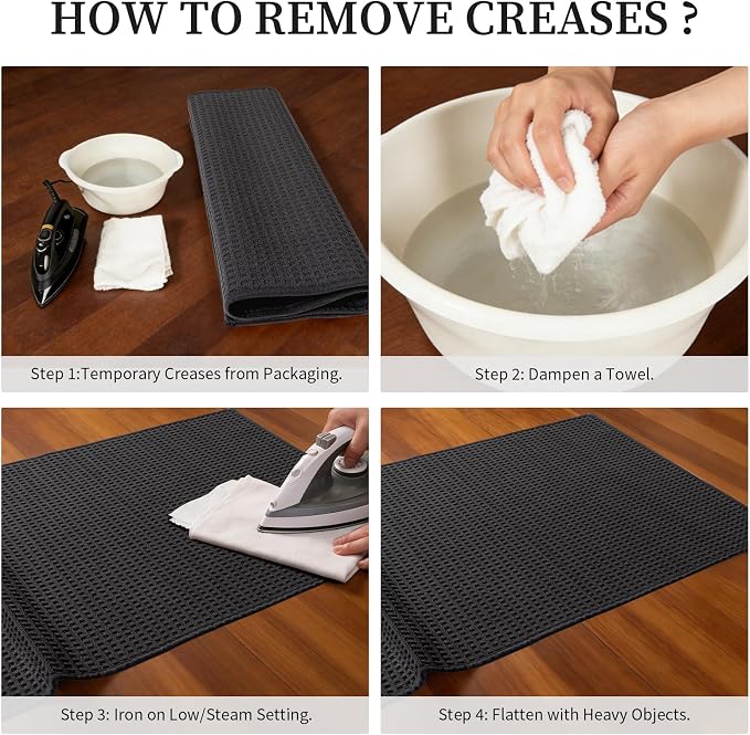 YIHOUSE Indoor Door Mat 24" x 36", Non-Slip Washable Entryway Mat, Dirt Trapper - Image 9