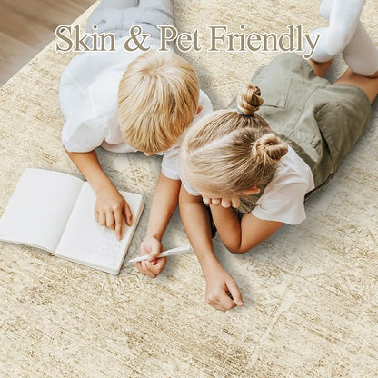 Soalmost Washable Area Rug 9x12, Large Soft Rugs - Image 3