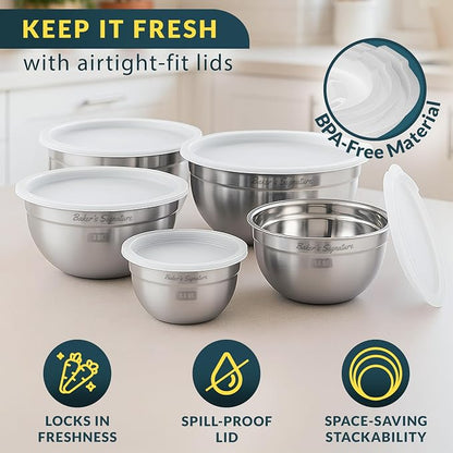 Stainless Steel Mixing Bowls - Image 4