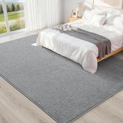 4x6 Feet Grey Area Rugs for Bedroom, Indoor Washable Memory Foam Rug for Living - Image 6