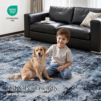 Rugflix 3x6 Entrance Rugs, Entry Rug Washable Non-Slip Stain-Resistant Low Pile - Image 5
