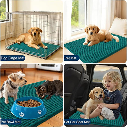 OLANLY Dog Door Mat for Muddy Paws 24x16, Ultra Absorbent Chenille Mud Doormat - Image 7