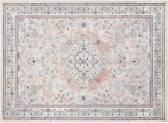 HOOBRO 5 x 7 Area Rugs Washable, Living Room Rugs, Non-Slip Rug Stain Resistant by HOOBRO