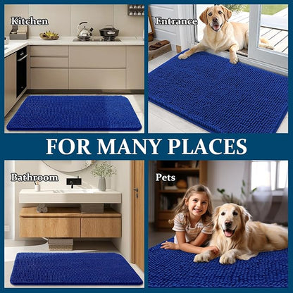 OLANLY Dog Door Mat for Muddy Paws 59x35, Absorbs Moisture and Dirt, Absorbent - Image 8