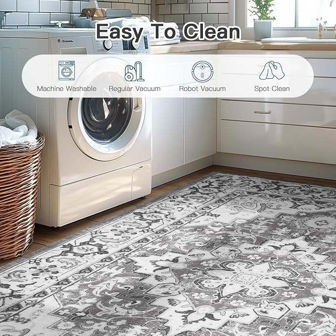 Lofus 5x7 Area Rugs for Living Room, Washable Area Rug, Rugs for Bedroom - Image 7