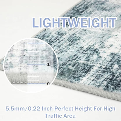 IOHOUZE Modern Abstract Area Rugs 6x9 Ft Washable Rugs - Image 5