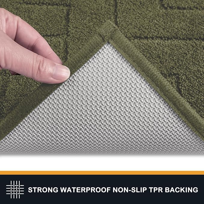 PURRUGS Dirt Trapping Door Mat 32" x 70", Non-Slip Machine Washable Entry Rug - Image 4