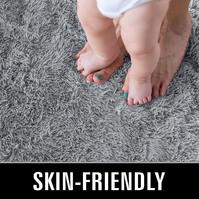 TWINNIS Super Soft Shaggy Rugs Fluffy Carpets, 9x11 Feet, Indoor Modern Plush - Image 3