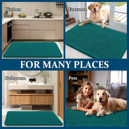OLANLY Dog Door Mat for Muddy Paws 24x16, Absorbs Moisture and Dirt, Absorbent - Image 8