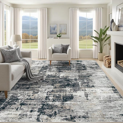 XLUEZ 10x14 Area Rugs for Living Room, Washable Modern Abstract Large Area Rug by XLUEZ