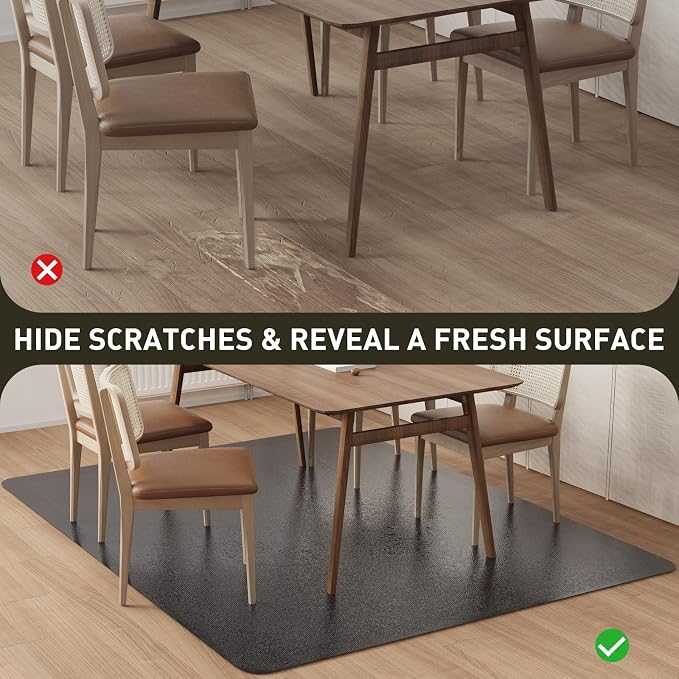 Area Floor Mat for Home, Spill Resistant Hard Floor Protector Cover for Mud Room - Image 3