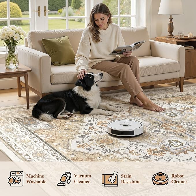 UERMEI 6x9 Area Rug for Living Room - Image 6