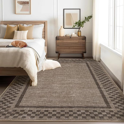 GarveeHome Modern Bordered 9x12 Area Rugs - Image 8