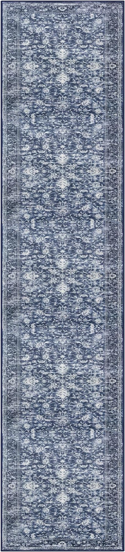KILOCOCO Runner for Hallway 2x12 Runner Rug Printed Vintage Floral Washable Rug - Image 9