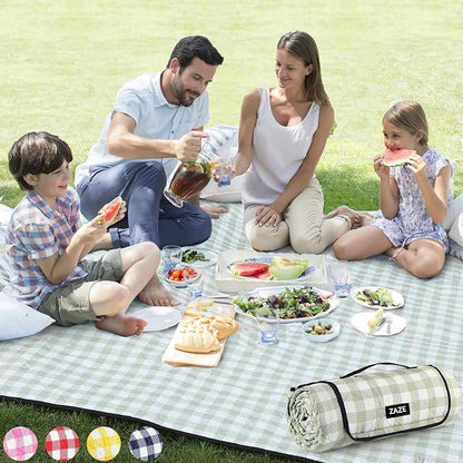 ZAZE Extra Large Picnic Outdoor Blanket, Camping Grass Lawn Park Accessories by ZAZEOfficial