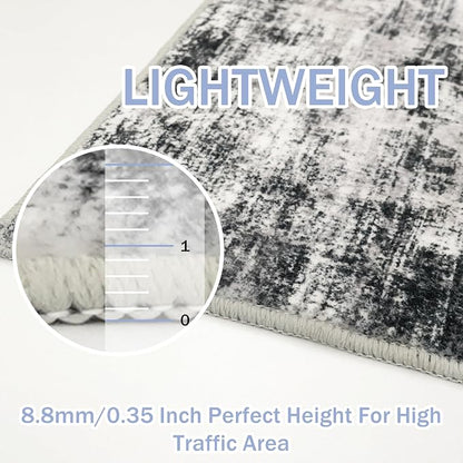 IOHOUZE Abstract Area Rug 3x5 Ft Washable Rugs - Image 6