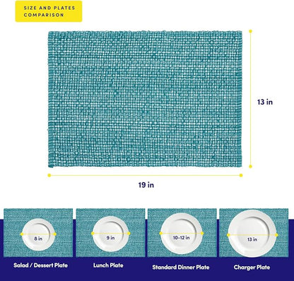 Sweet Home Collection 100% Cotton Placemats - Image 8