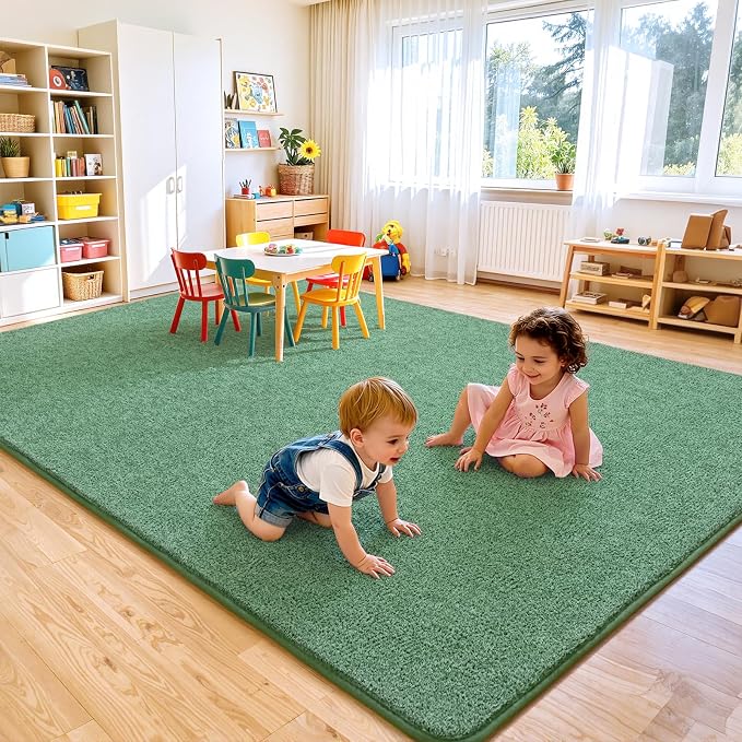 Keeko 4x6 Area Rugs for Living Room, Soft Modern Memory Foam Bedroom Rug - Image 5