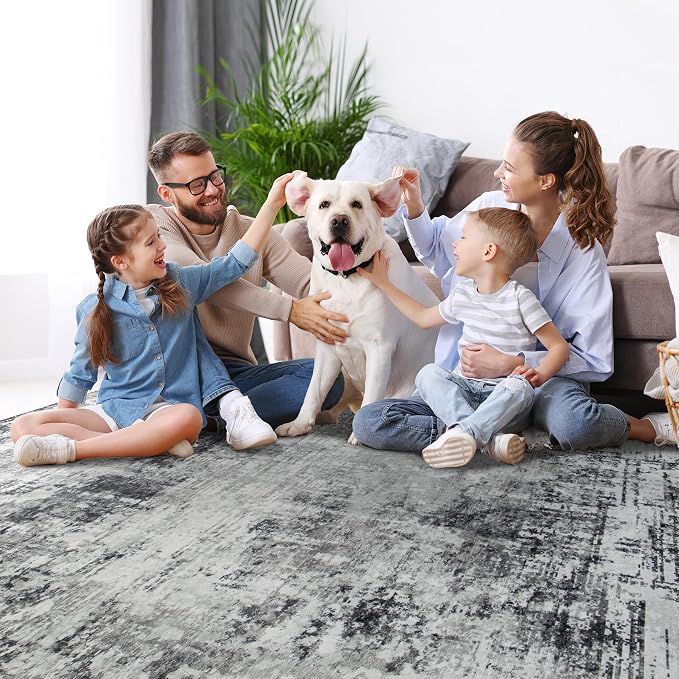 8x10 Area Rugs for Living Room Rug Washable: Modern Large Rug for Dining Room - Image 7