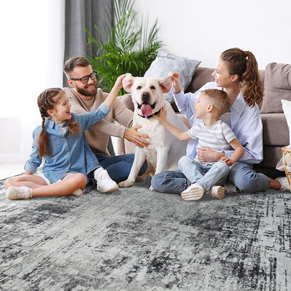 8x10 Area Rugs for Living Room Rug Washable: Modern Large Rug for Dining Room - Image 7