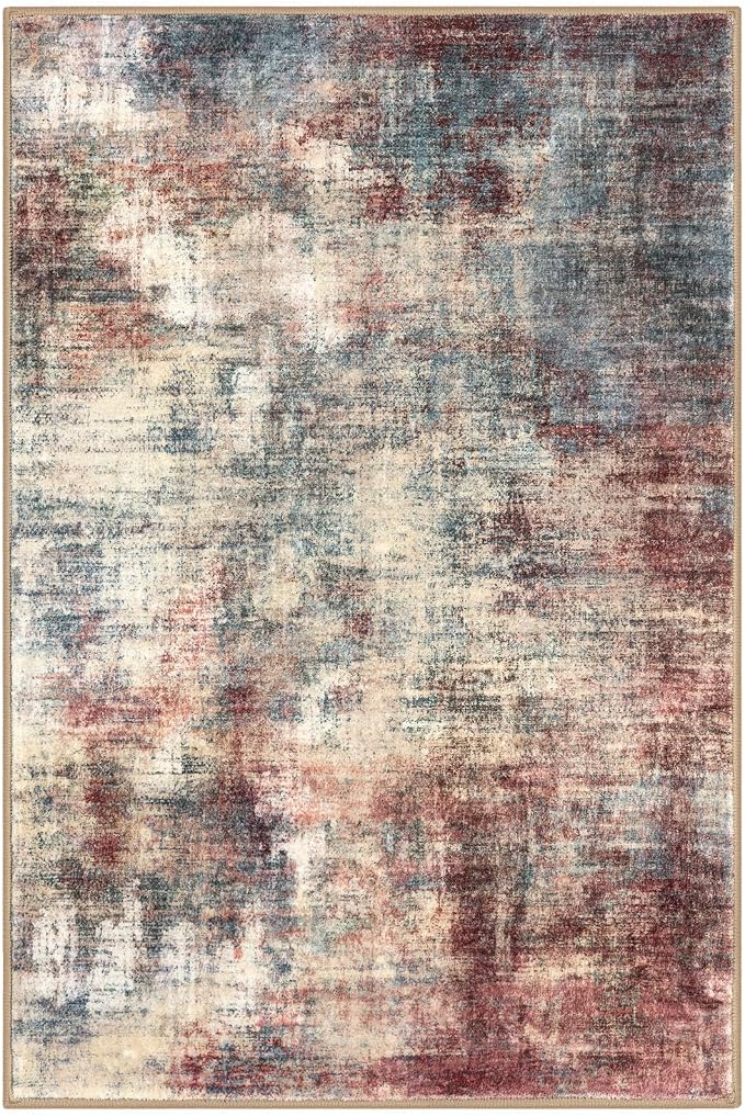 IOHOUZE Abstract Area Rugs 5x7 Ft Washable Rugs - Image 9