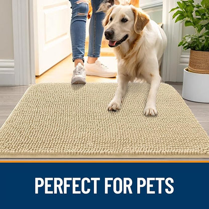 OLANLY Dog Door Mat for Muddy Paws 70x24, Absorbs Moisture and Dirt, Absorbent - Image 6