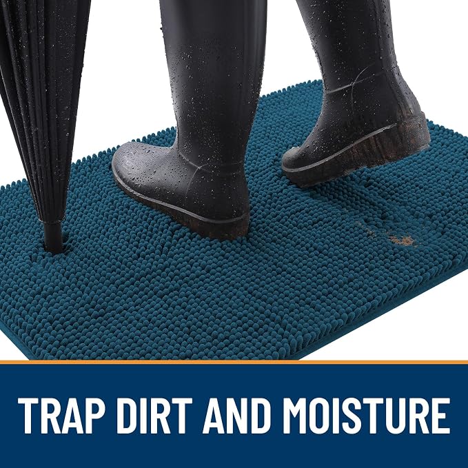 OLANLY Dog Door Mat for Muddy Paws 47x20, Absorbs Moisture and Dirt, Absorbent - Image 2