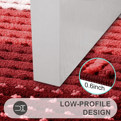 Kitinjoy Indoor Outdoor Door Mat, 47x20 Non-Slip Absorbent Dirt Trapper - Image 4