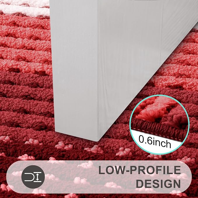 Kitinjoy Indoor Outdoor Door Mat, 47x24 Non-Slip Absorbent Dirt Trapper - Image 4