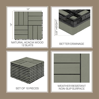 THYOI Premium Deck Tiles, Patio Flooring - Image 2