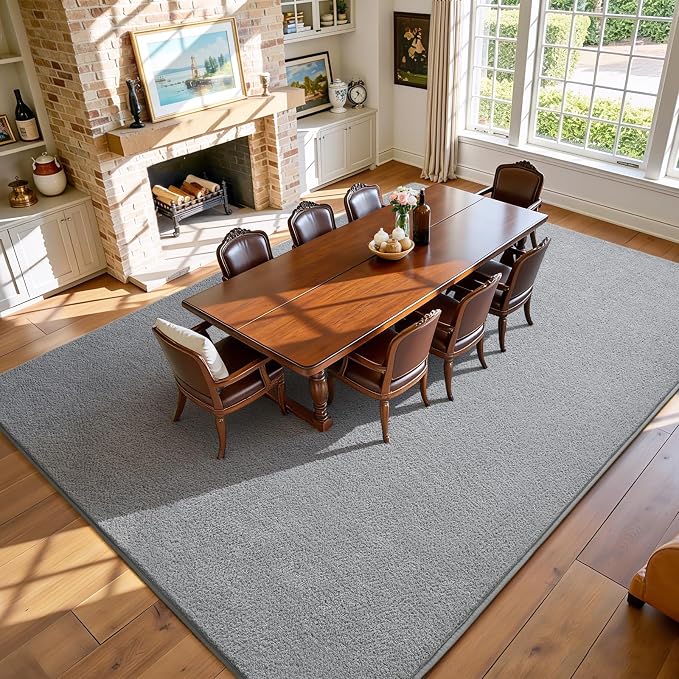 Keeko Area Rugs for Living Room Bedroom 6x9 Grey, Soft Modern Large Rugs Indoor - Image 6