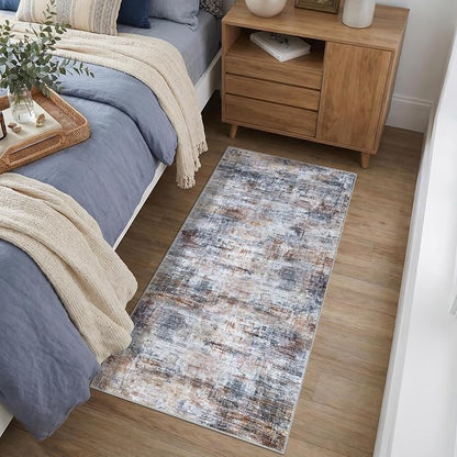 IOHOUZE Abstract Runner Rug 2x4 Ft Entryway Rugs Washable Door Mat Indoor - Image 8