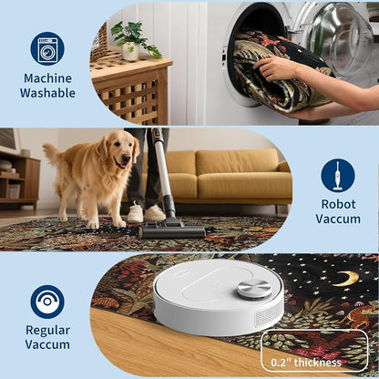 GarveeHome Round Area Rugs 6ft for Bedroom - Image 6