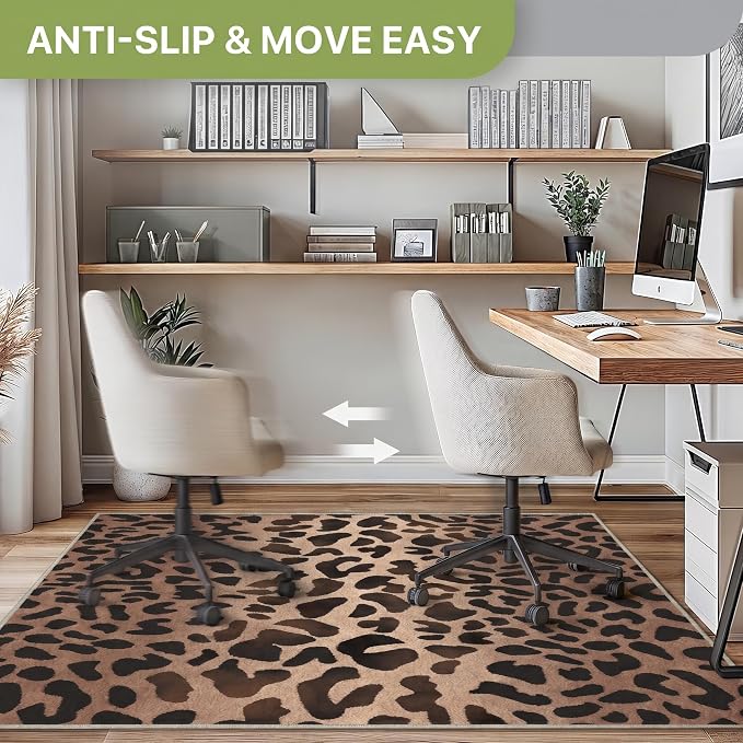 36"x60" Office Chair Mat for Hardwood Tile Floor, Under Desk Carpet Protector - Image 4