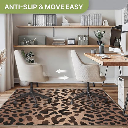 36"x60" Office Chair Mat for Hardwood Tile Floor, Under Desk Carpet Protector - Image 4