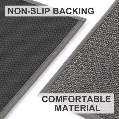 LEKEEPGO Door Mat 24"x47", Non Slip Door Mat Indoor Entrance, Rubber Backing - Image 3