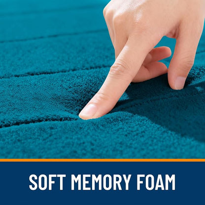 OLANLY Memory Foam Bath Mat 34x21, Super Soft Absorbent Bathroom Rugs, Quick Dry - Image 5