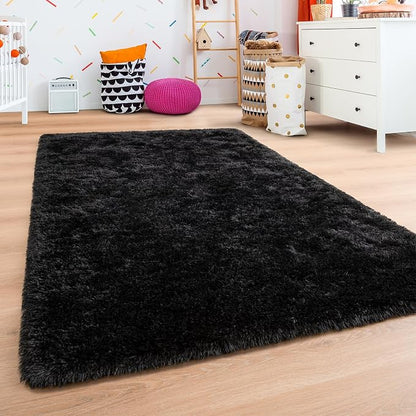 Andecor Soft Fluffy Bedroom Rugs, 5 x 8 Feet Indoor Shaggy Plush Area Rug - Image 2